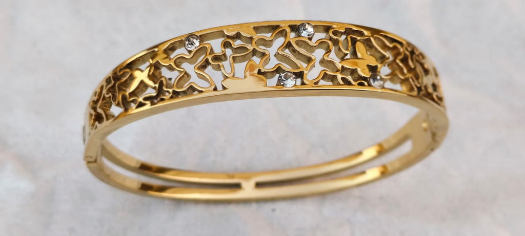 Eternal Gardens 14k Gold-Plated Filigree Bracelet | Just A Girl