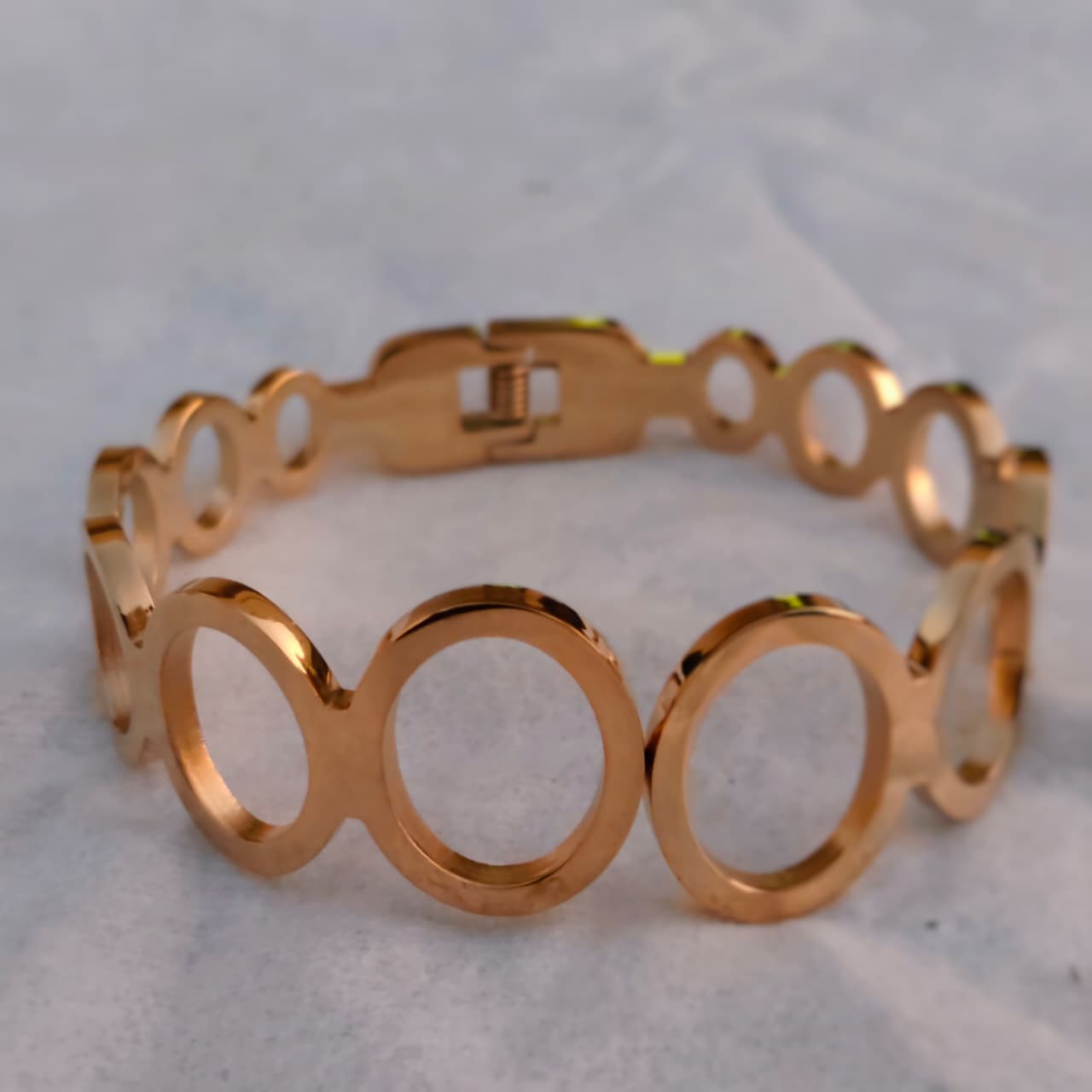 Circle Link Bracelet - 14K Gold Plated | Just A Girl