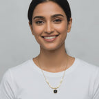 Evergold Noir Block Chain – 14K Gold Plated | Just A Girl