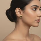 Evergold North Star Heart Studs – 14K Gold Plated | Just A Girl