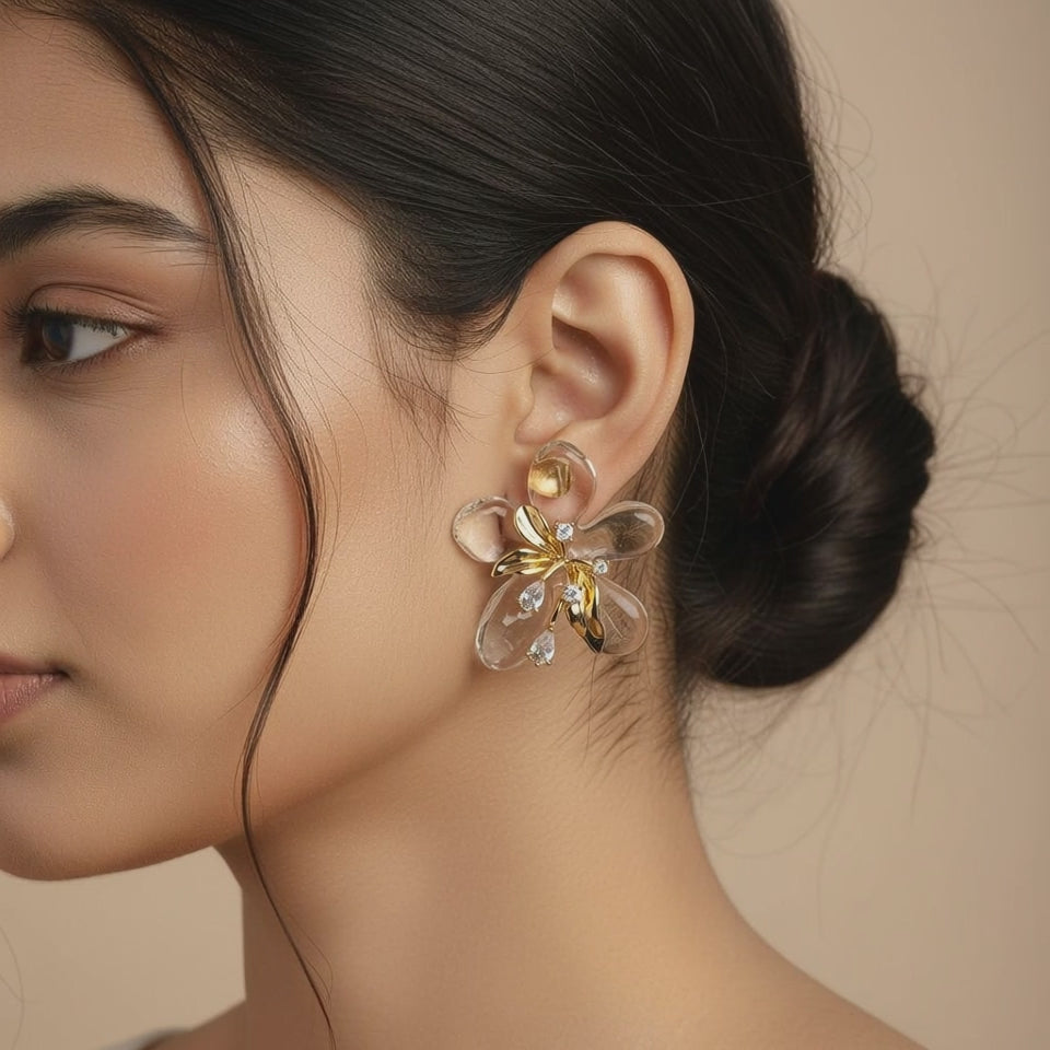 Evergold Glass Garden Drops – 14K Gold Plated | Just A Girl