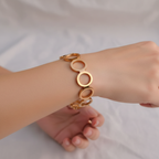 Circle Link Bracelet - 14K Gold Plated | Just A Girl