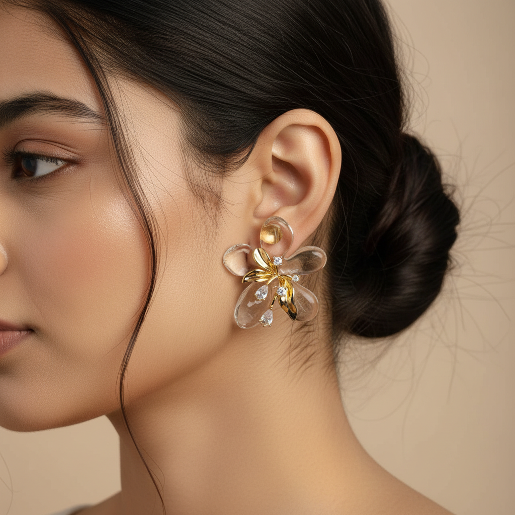 Evergold Glass Garden Drops – 14K Gold Plated | Just A Girl