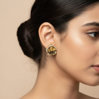 Evergold Luxe Blossom Studs – 14K Gold Plated | Just A Girl