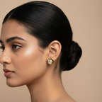 Evergold Heart Glow Studs – 14K Gold Plated | Just A Girl