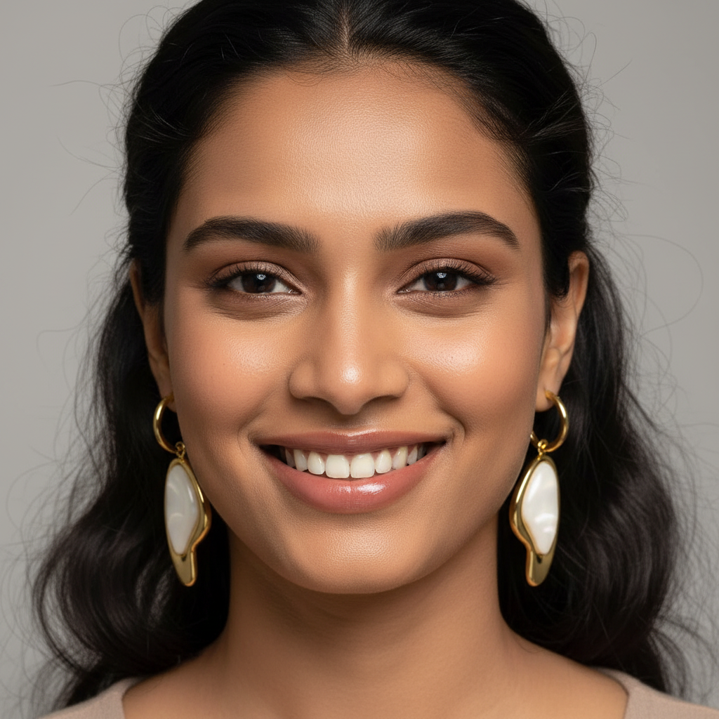 Evergold Melted Pearl Drops – 14K Gold Plated | Just A Girl